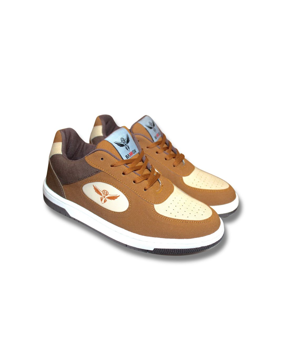 BARROX Brown Suede Sneakers