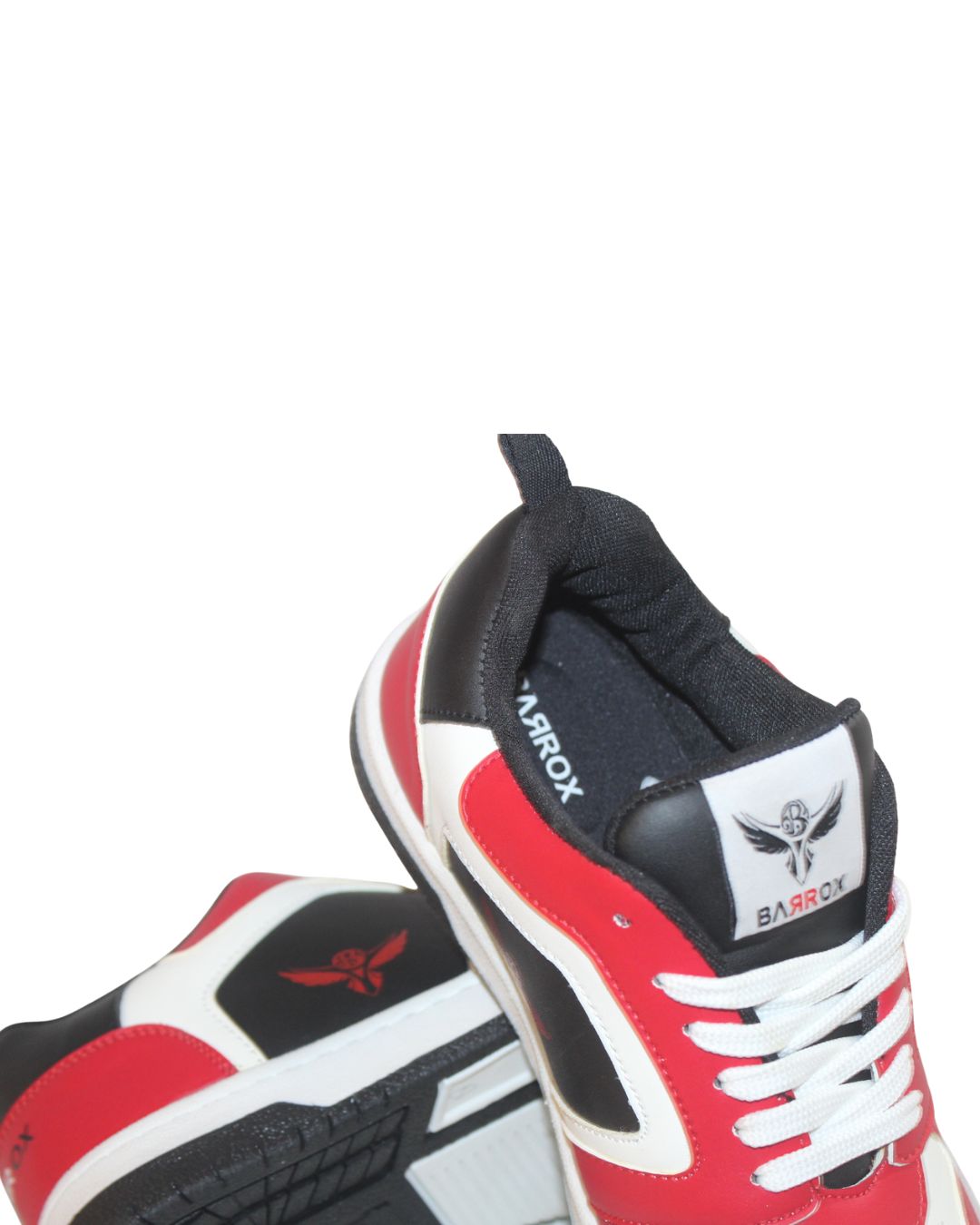 BARROX Red PU High-Street Sneakers