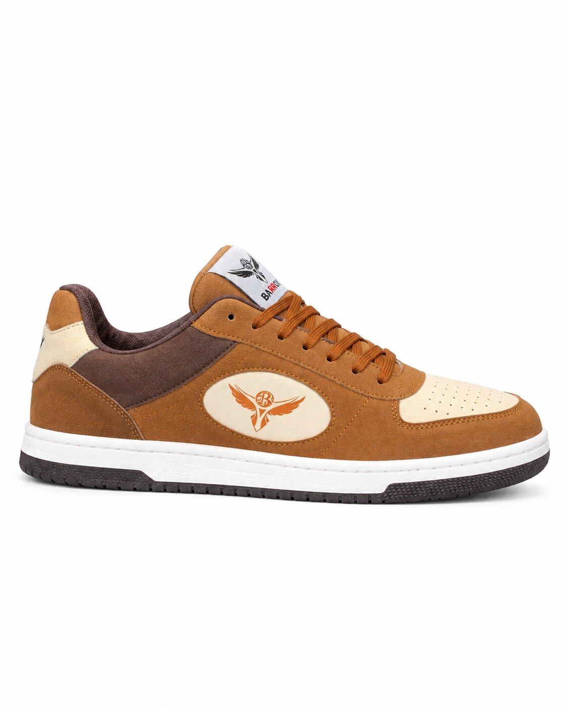BARROX Brown Suede Sneakers