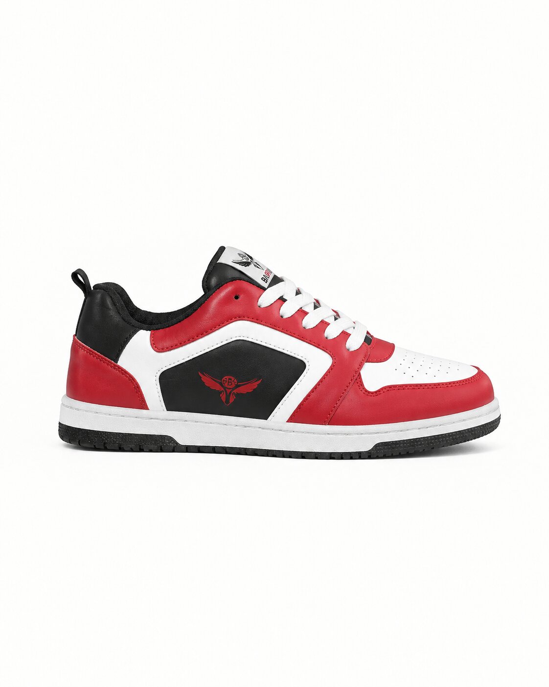 BARROX Red PU High-Street Sneakers