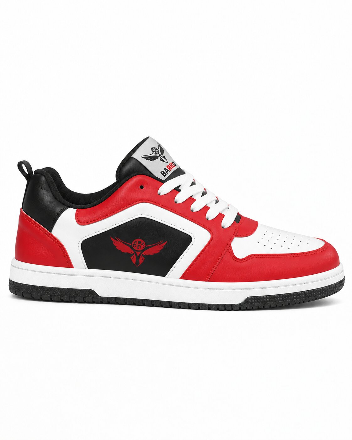 BARROX Red PU High-Street Sneakers